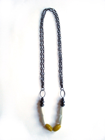 Beads & chain ketting-6